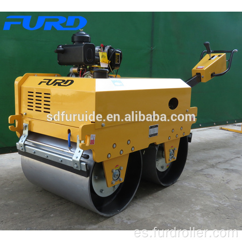 Compactador de rodillos para bebés de suelo diesel FURD con velocidad variable (FYL-S700)